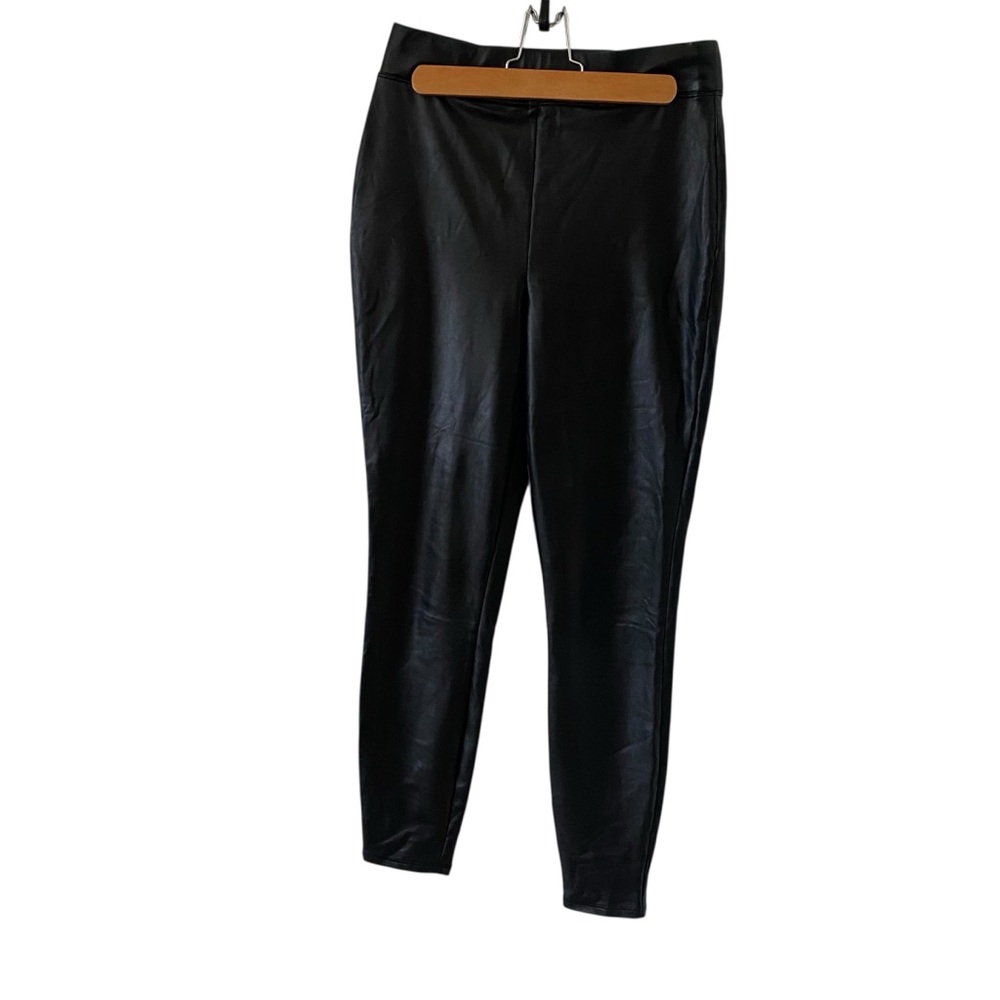 Express Faux Leather Super High Rise Leggings Black Women’s Small